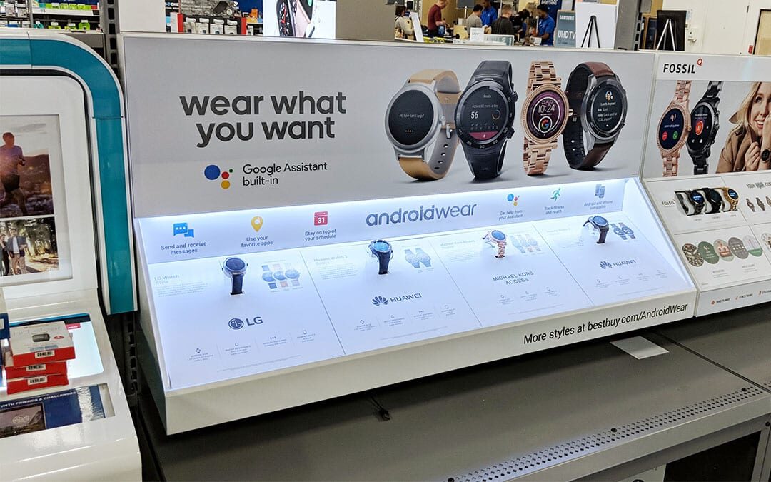 New Google Android Wear Display from Theory House